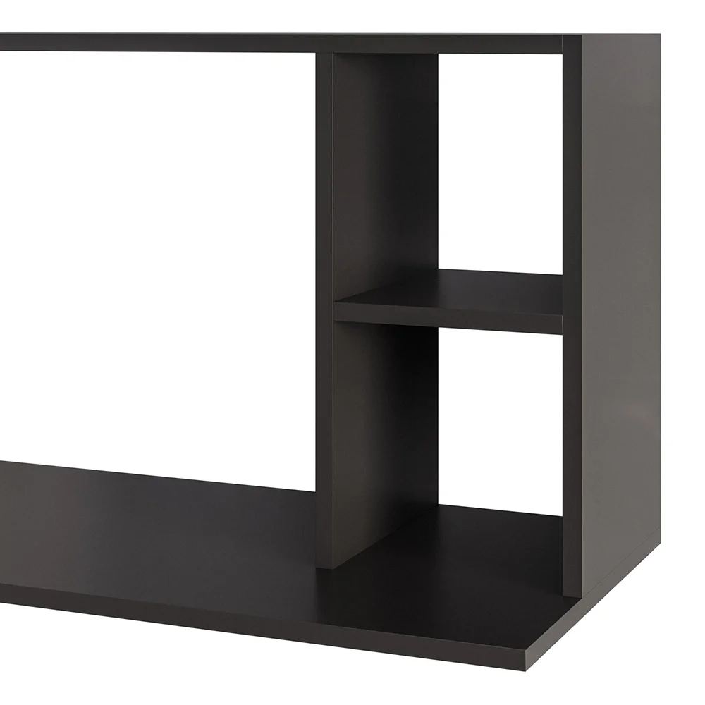 Suporte Micro-Ondas Forno Armário Aéreo 80cm 2 Prateleiras Maya Z34 Preto - Mpozenato