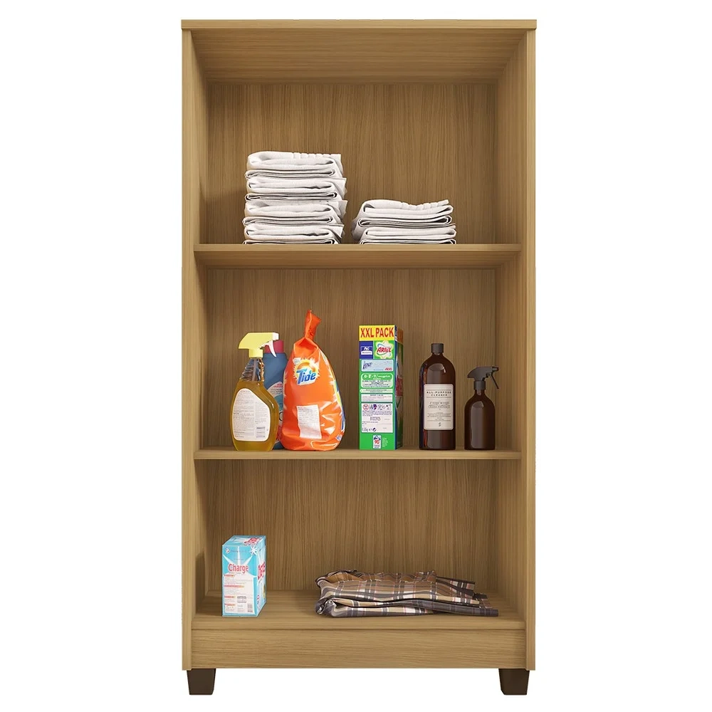 Armário Multiuso Organizador Lavanderia Olinda Carvalho/Grafite - Incorplac