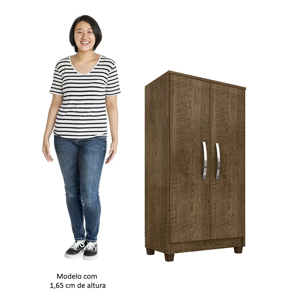 Armário Multiuso Organizador Lavanderia Olinda Malbec - Incorplac