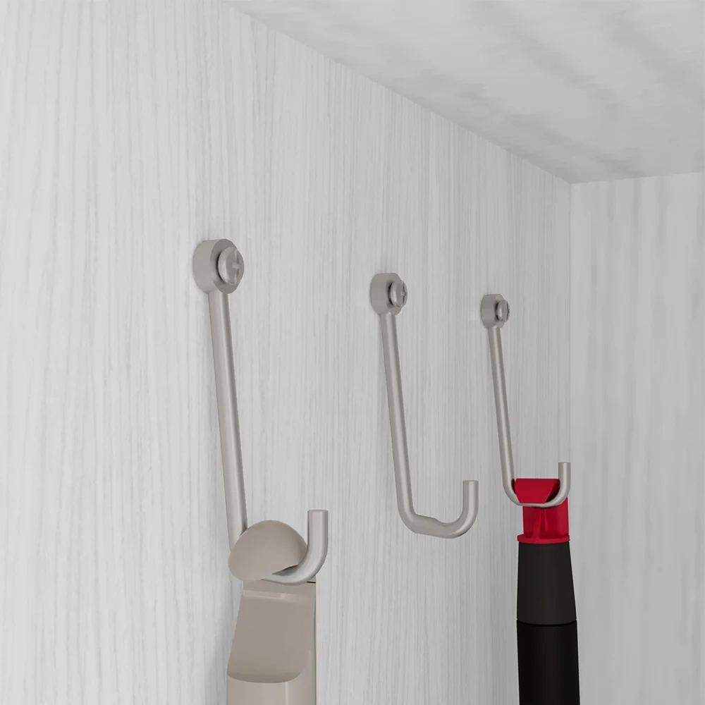 Armário Multiuso Organizador Lavanderia Versus Carvalho Branco/Branco - Incorplac