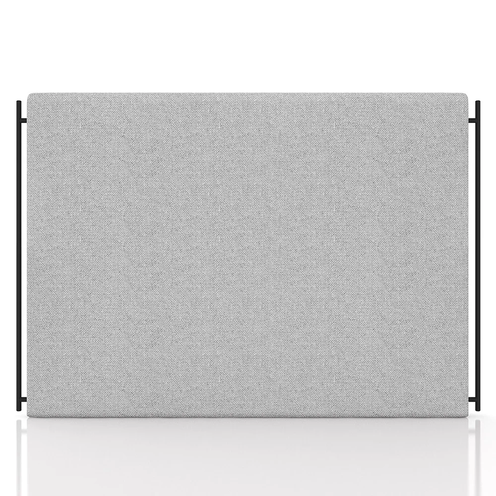 Cabeceira Cama Box Casal 140cm Oscar Z37 Linho Cinza Claro - Mpozenato