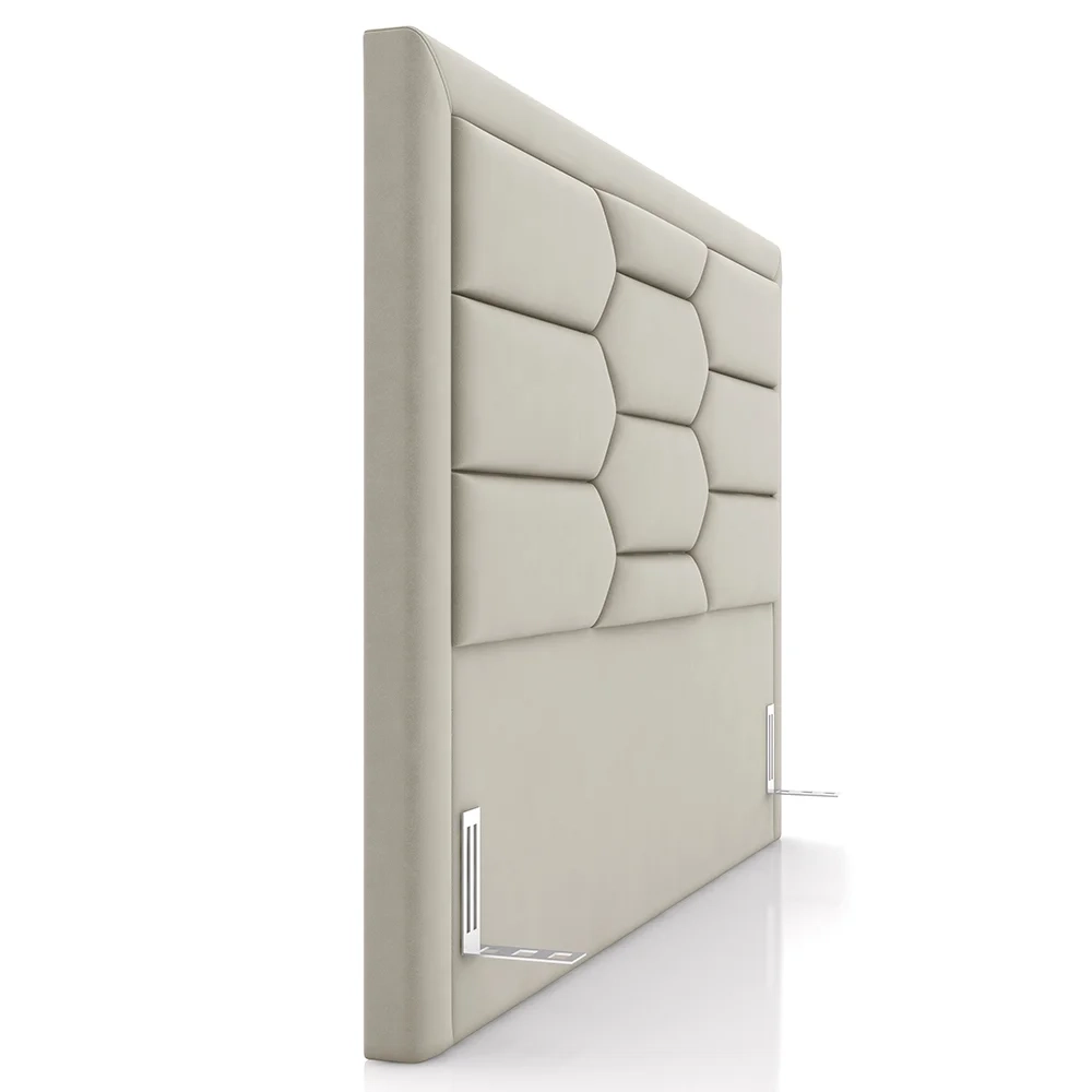 Cabeceira Cama Box Casal 140cm Texas Z37 Veludo Bege - Mpozenato