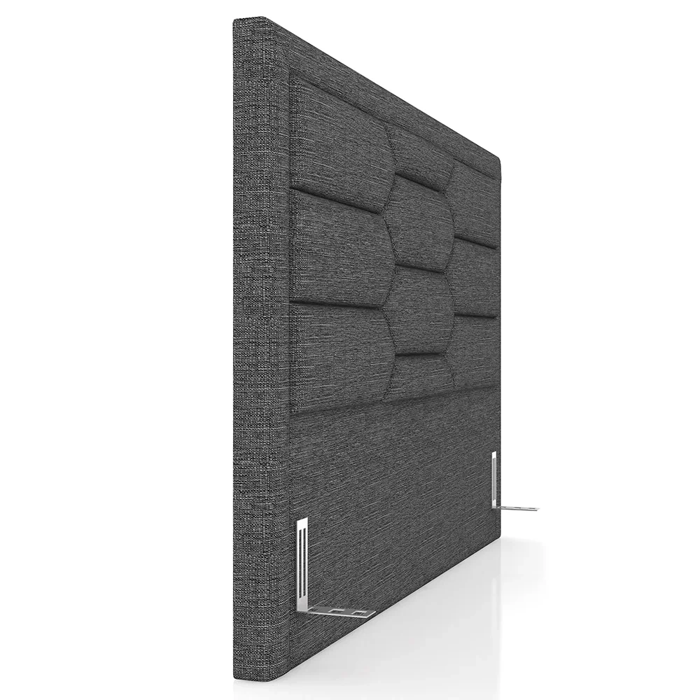 Cabeceira Cama Box Casal Queen 160cm Texas Z37 Linho Cinza Escuro - Mpozenato