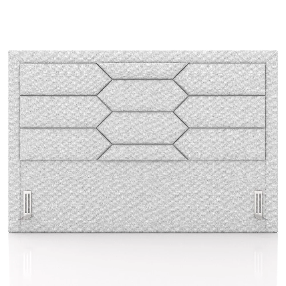 Cabeceira Cama Box Casal King 195cm Texas Z37 Linho Cinza Claro - Mpozenato