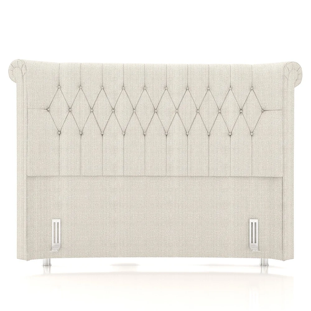 Cabeceira Cama Box Casal 140cm Dust Z37 Linho Creme - Mpozenato