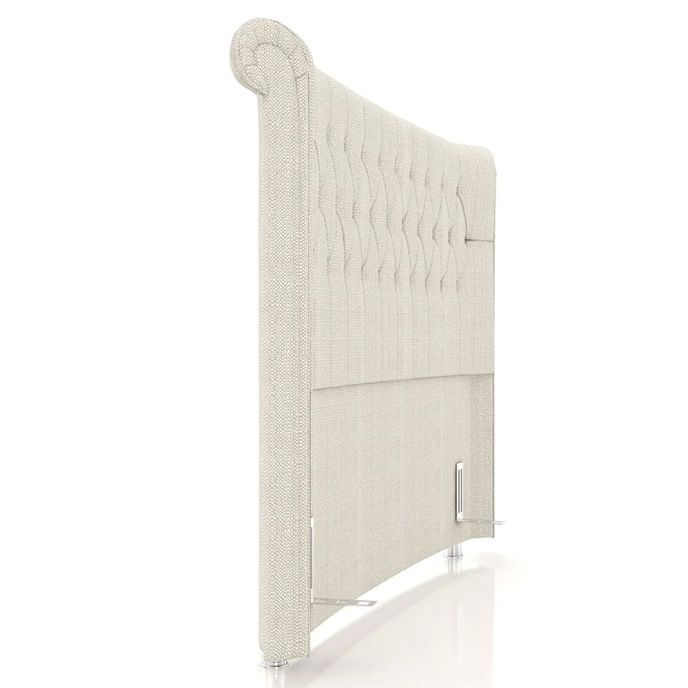 Cabeceira Cama Box Casal 140cm Dust Z37 Linho Creme - Mpozenato