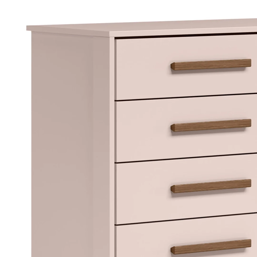 Cômoda Infantil Sapateira Q Encanto Retrô Rosa - Qmovi