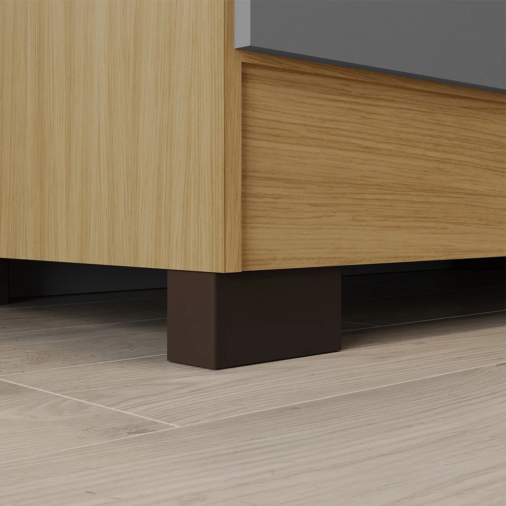 Guarda Roupa Casal com Espelho 6 Portas Reino Unido Carvalho/Grafite - Incorplac