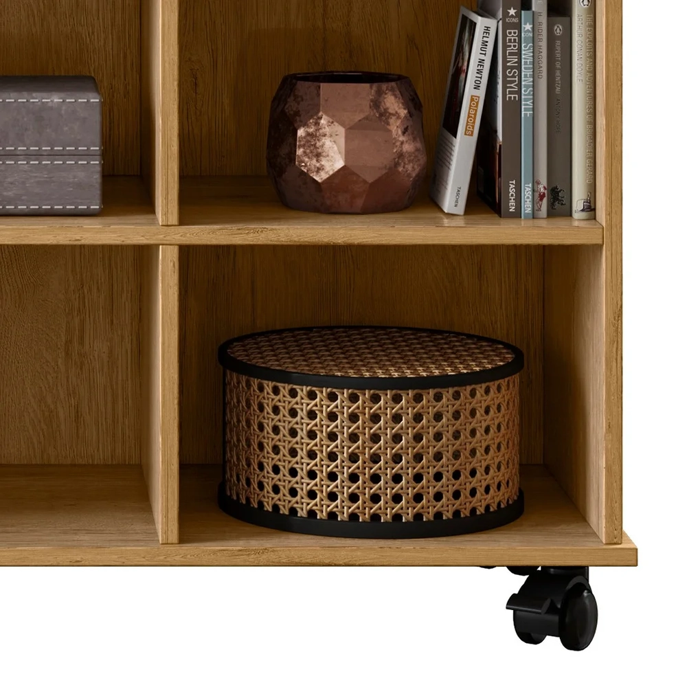 Nicho Organizador com Rodízios Freijó - Qmovi