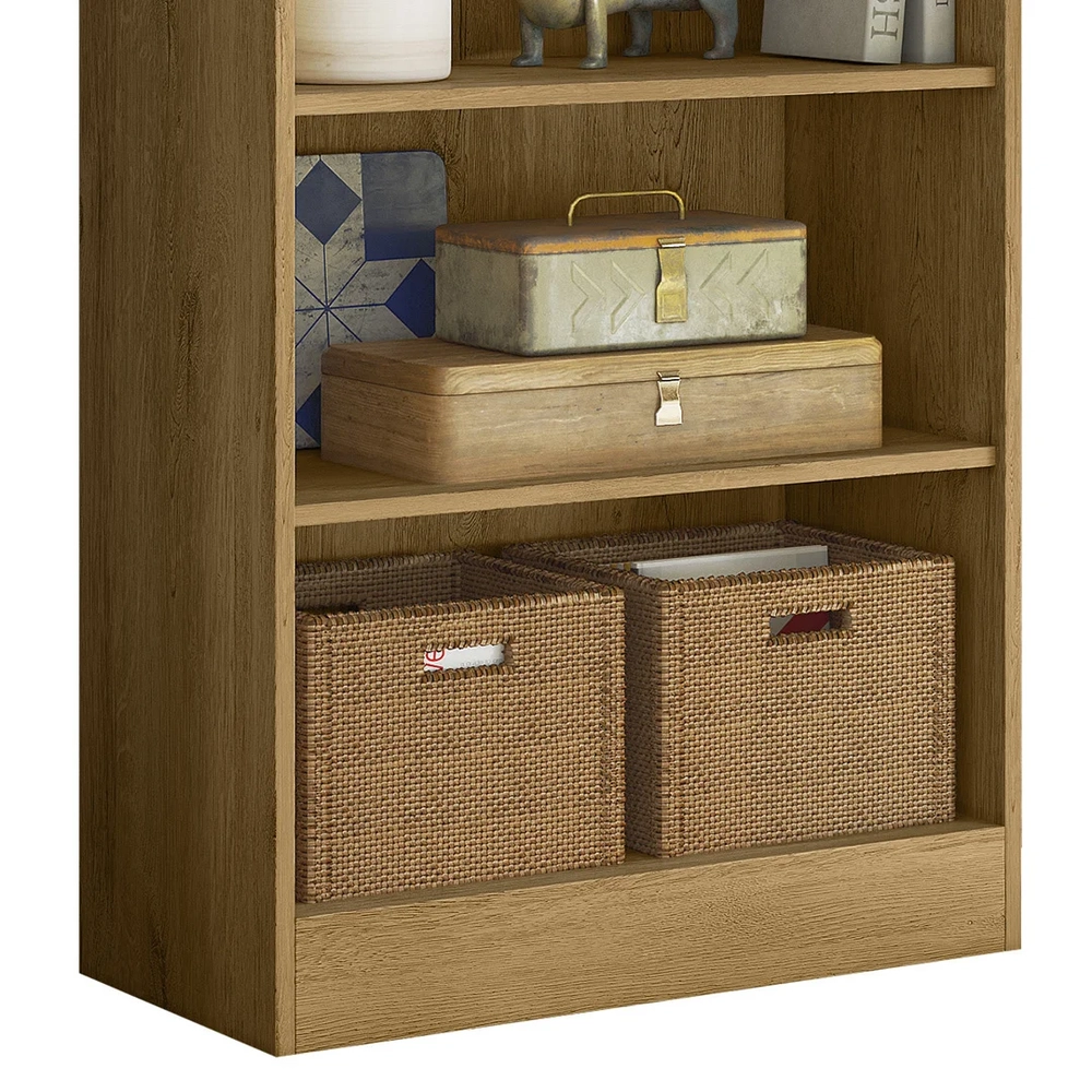 Livreiro Estante Multiuso Com Prateleiras Linus Freijó - Qmovi