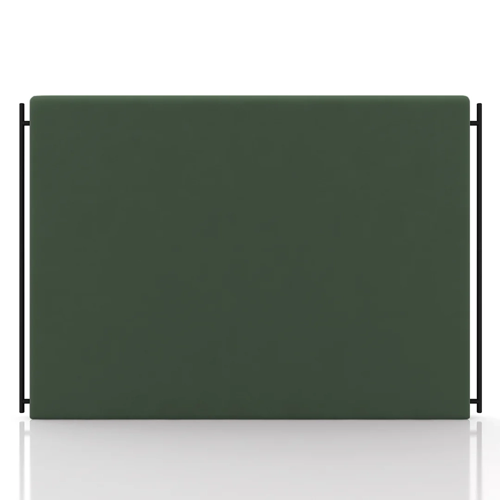 Cabeceira Cama Box Casal 140cm Oscar Z37 Veludo Verde - Mpozenato