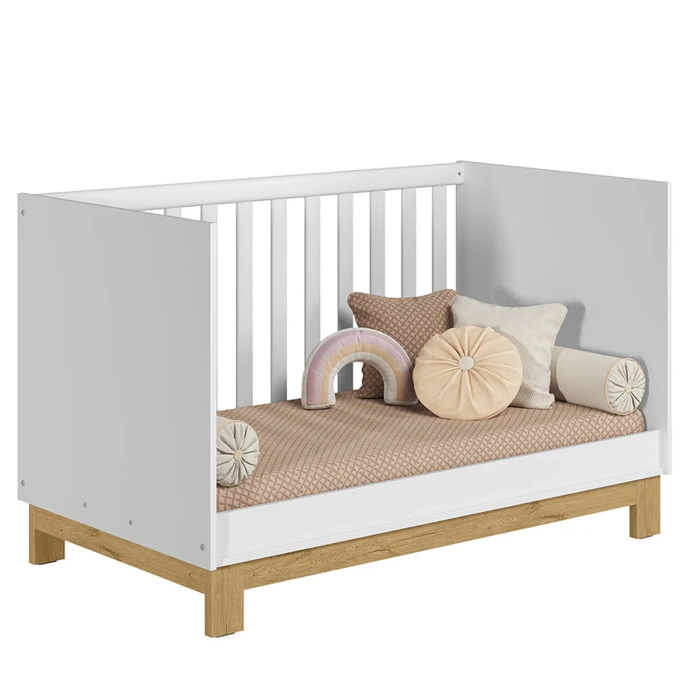 Berço Americano Mini Cama Slim Q Encanto Branco - Qmovi