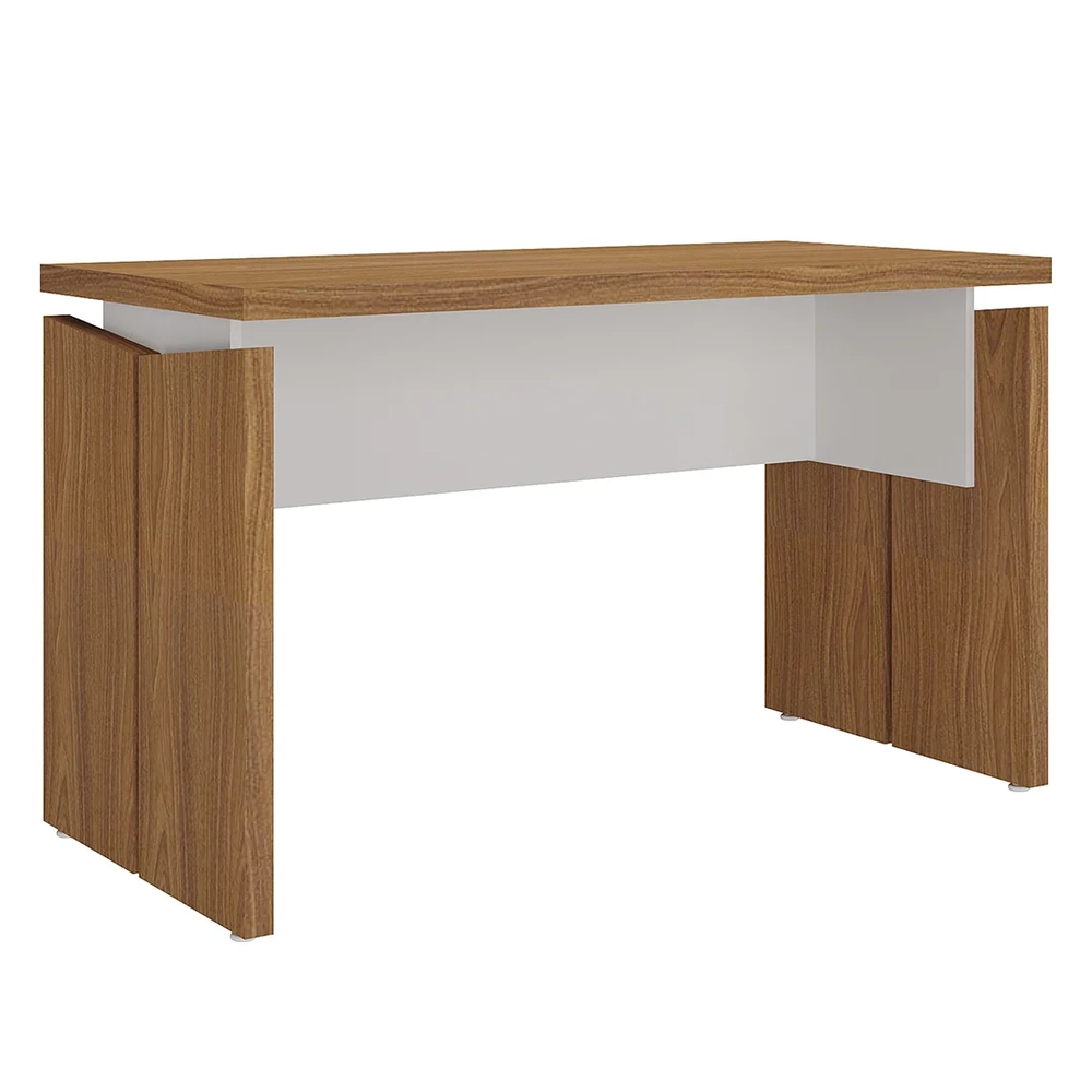 Mesa Para Escritório Home Office 125cm Corp A06 Freijó/Branco - Mpozenato