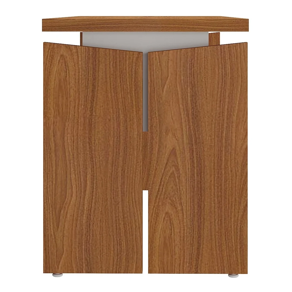 Mesa Para Escritório Home Office 125cm Corp A06 Freijó/Branco - Mpozenato