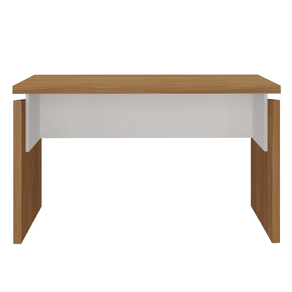 Mesa Para Escritório Home Office 125cm Corp A06 Freijó/Branco - Mpozenato