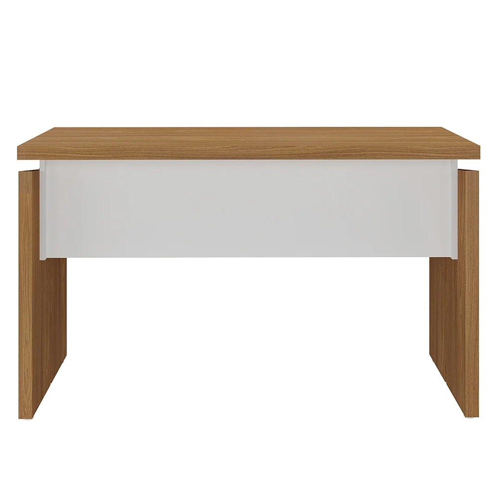 Mesa Para Escritório Home Office 125cm Corp A06 Freijó/Branco - Mpozenato