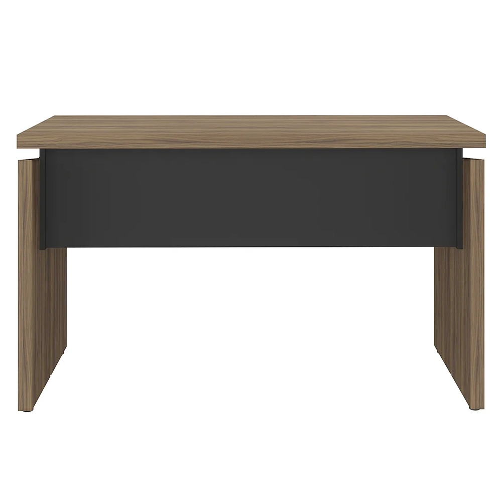 Mesa Para Escritório Home Office 145cm Corp A06 Nogal/Preto  - Mpozenato