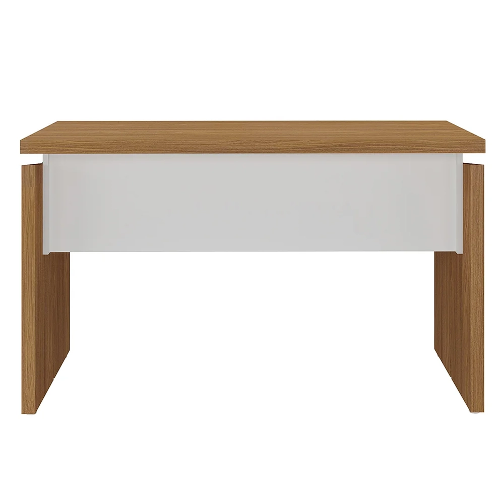 Mesa Para Escritório Home Office 145cm Corp A06 Freijó/Branco - Mpozenato