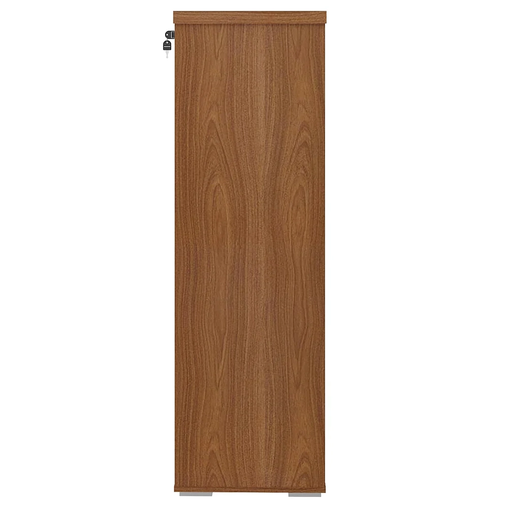 Armário Arquivo com Chave 4 Gavetas Corp A06 Freijó/Branco   - Mpozenato