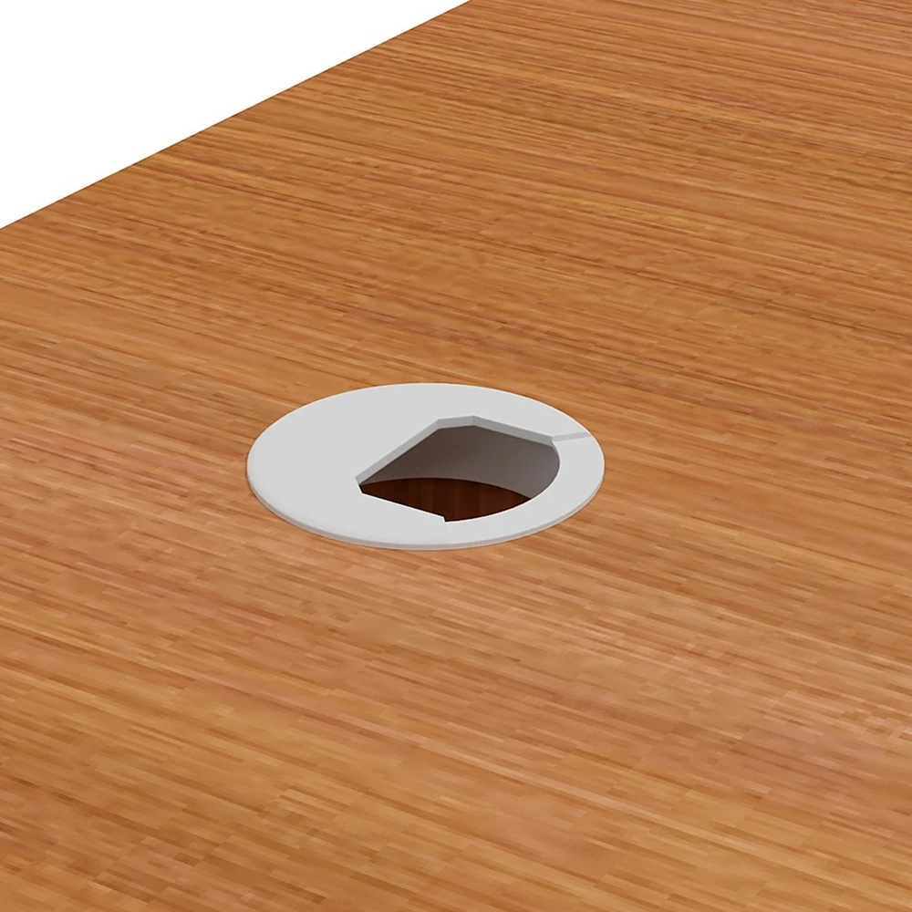 Mesa para Escritório em L Chefia 190cm Corp A06 Freijó/Branco - Mpozenato