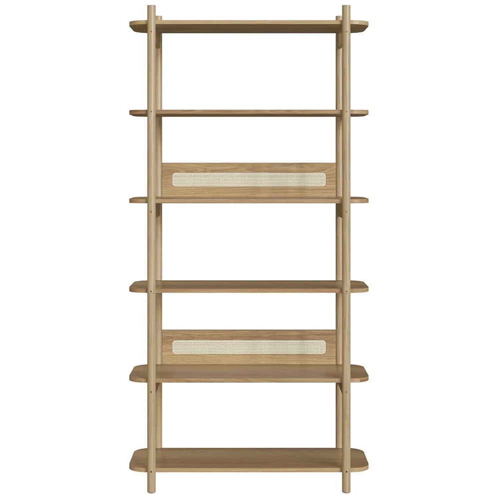 Estante Industrial 6 Prateleiras Pés Madeira Arlo A10 Hanover - Mpozenato