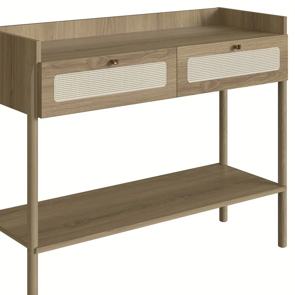 Aparador Para Sala 2 Gavetas Pés Madeira Arlo A10 Hanover - Mpozenato