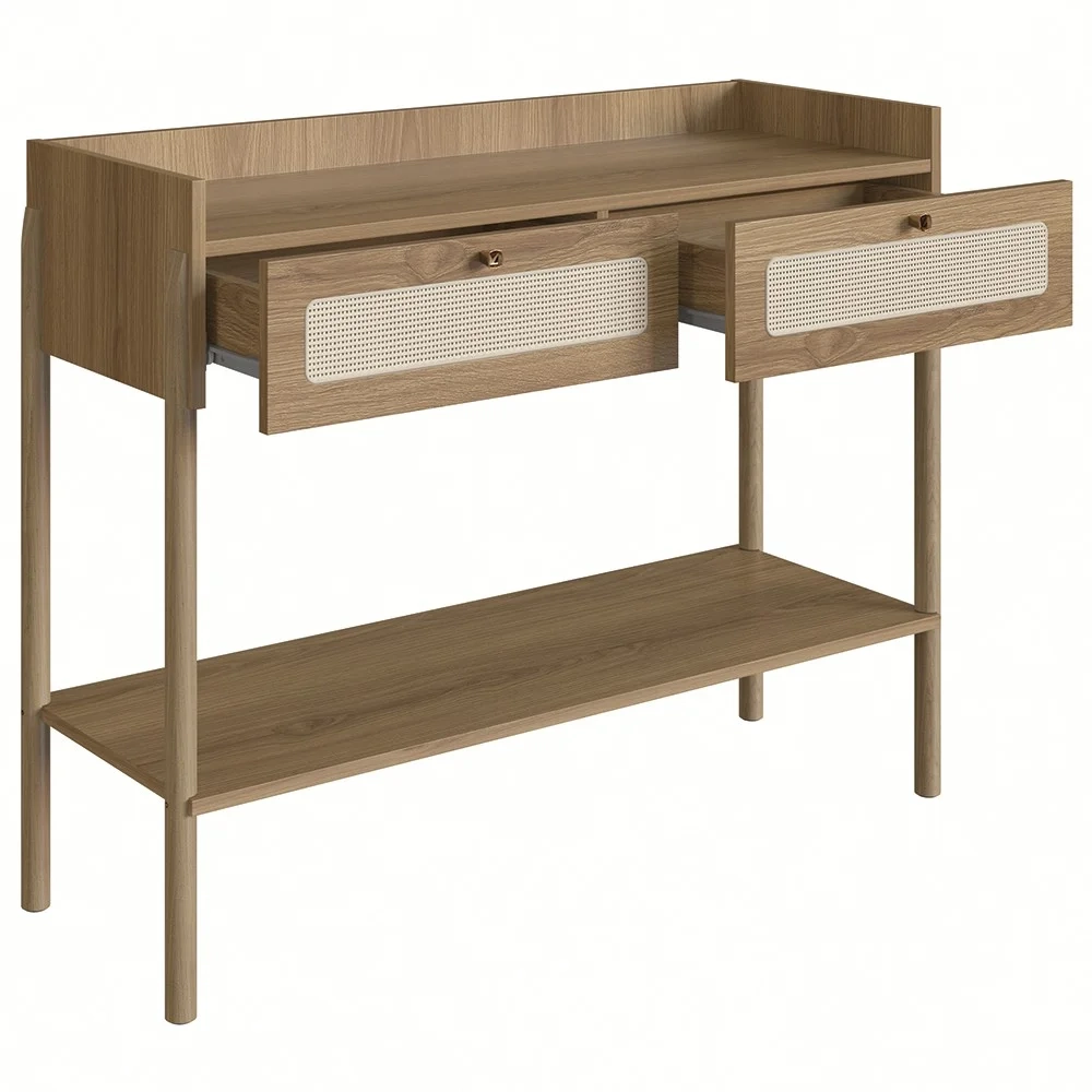 Aparador Para Sala 2 Gavetas Pés Madeira Arlo A10 Hanover - Mpozenato