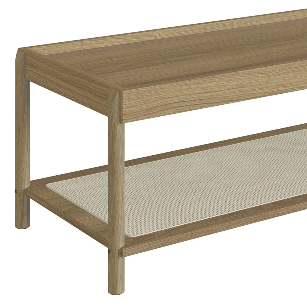 Mesa de Centro Para Sala Pés Madeira Arlo A10 Hanover - Mpozenato