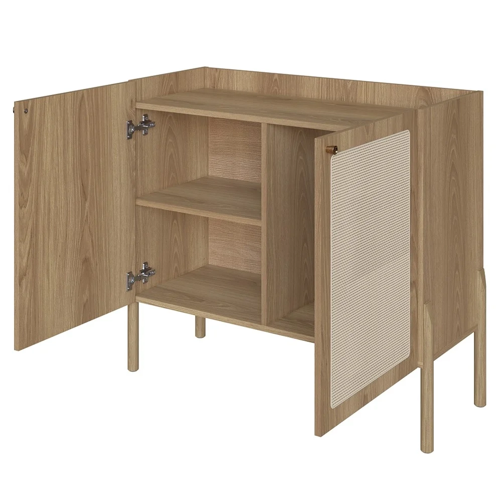 Balcão Aparador Buffet Cantinho do Café Pés Madeira Arlo A10 Hanover - Mpozenato