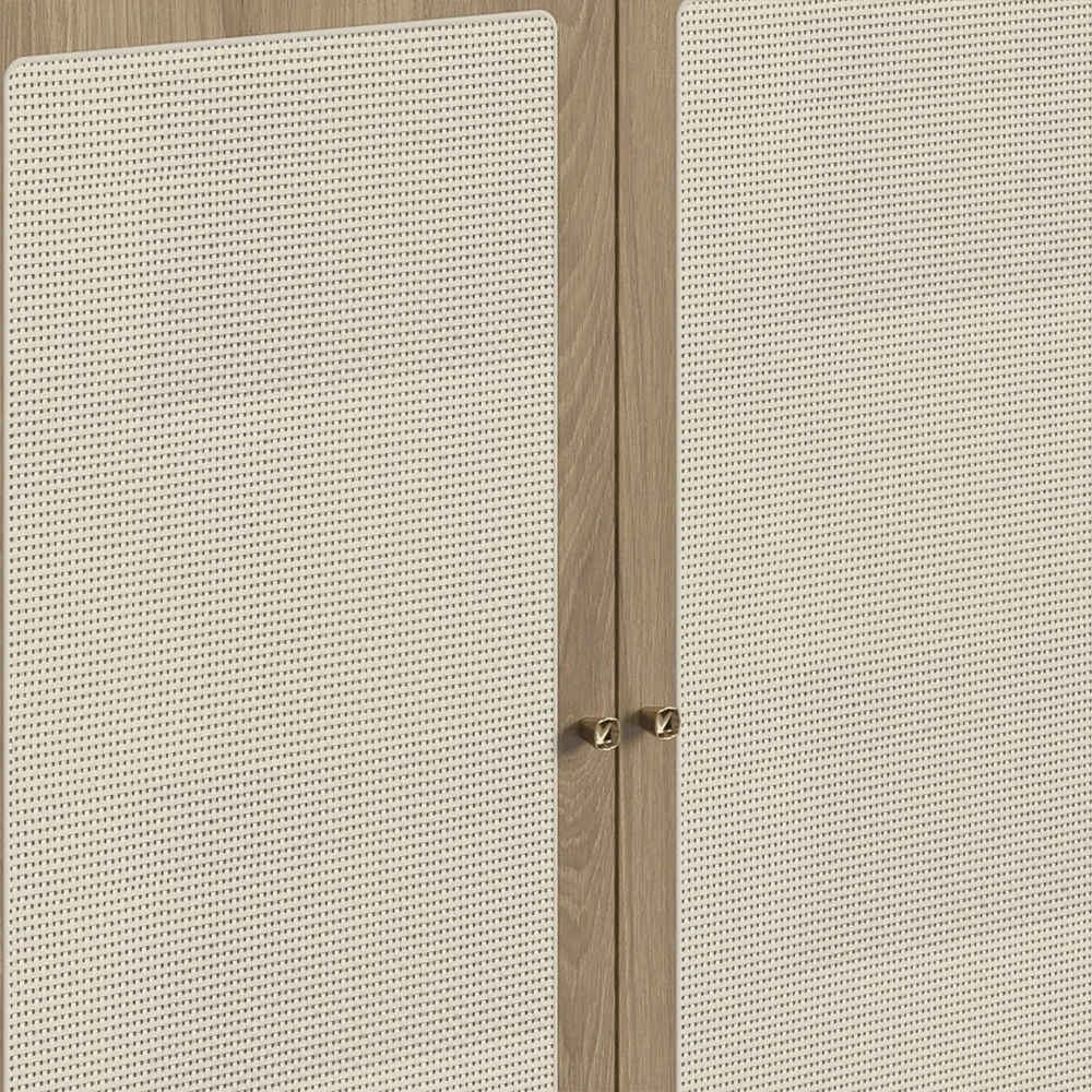 Armário Aparador Bar 2 Portas Pés Madeira Arlo A10 Hanover - Mpozenato