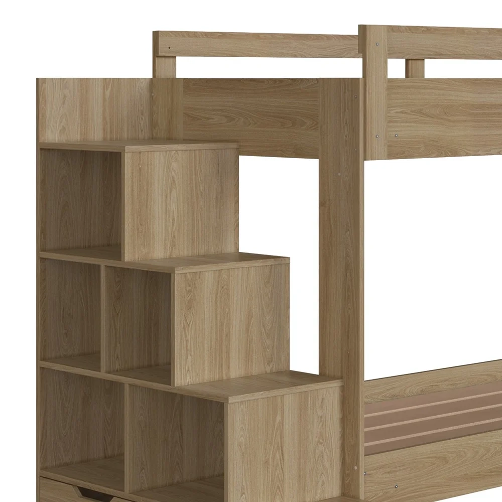 Beliche Infantil Com Escada Nichos e Gavetas Infix C06 Aveiro - Mpozenato