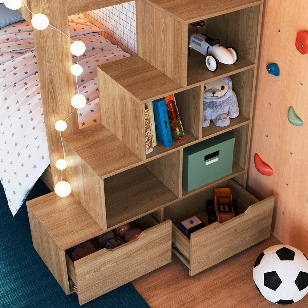 Treliche Infantil Com Escada e Nichos Infix C06 Aveiro - Mpozenato