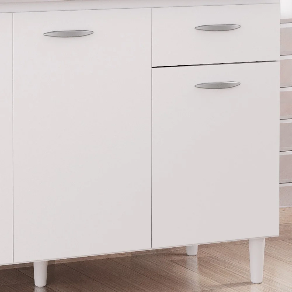 Armário de Cozinha CP01 Sem Tampo Classic Z46 Branco - Mpozenato