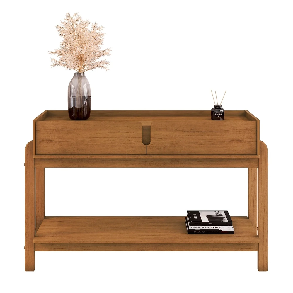 Aparador de Sala 2 Gavetas 130cm Nay C14 Cedro - Mpozenato