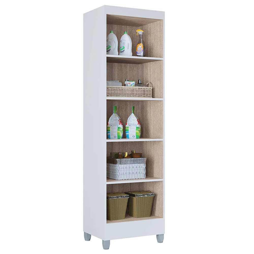 Armário Multiuso 52cm 2 Portas Muniz Z46 Branco - Mpozenato