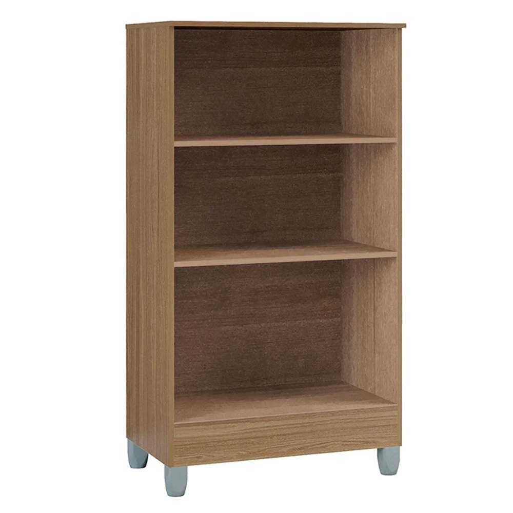 Armário Multiuso 60cm 2 Portas Tami Z46 Castanho/Off White - Mpozenato