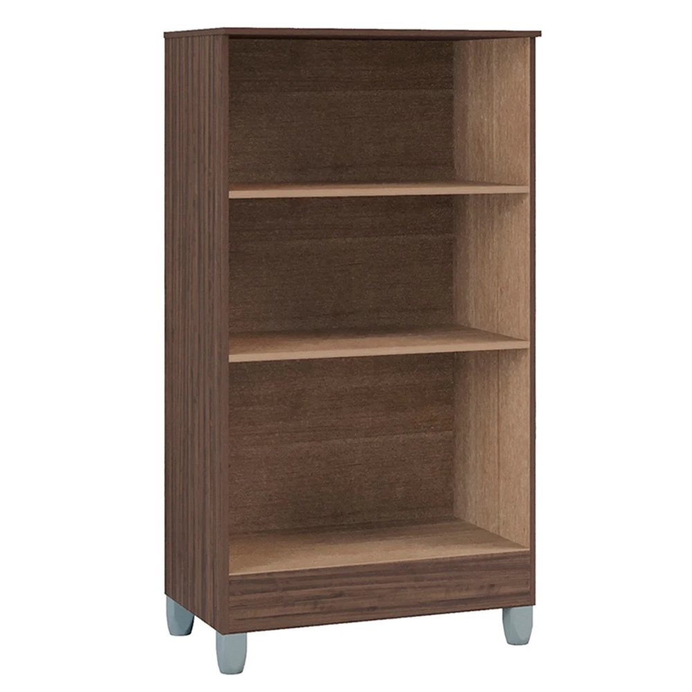 Armário Multiuso 60cm 2 Portas Tami Z46 Chocolate/Off White - Mpozenato