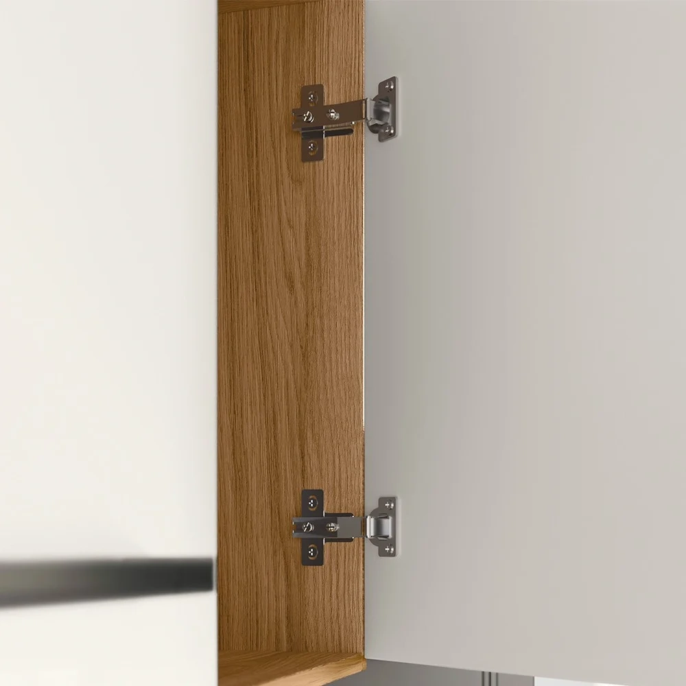 Armário de Cozinha Compacta Suspensa Jully N03 Freijó/Off White - Mpozenato