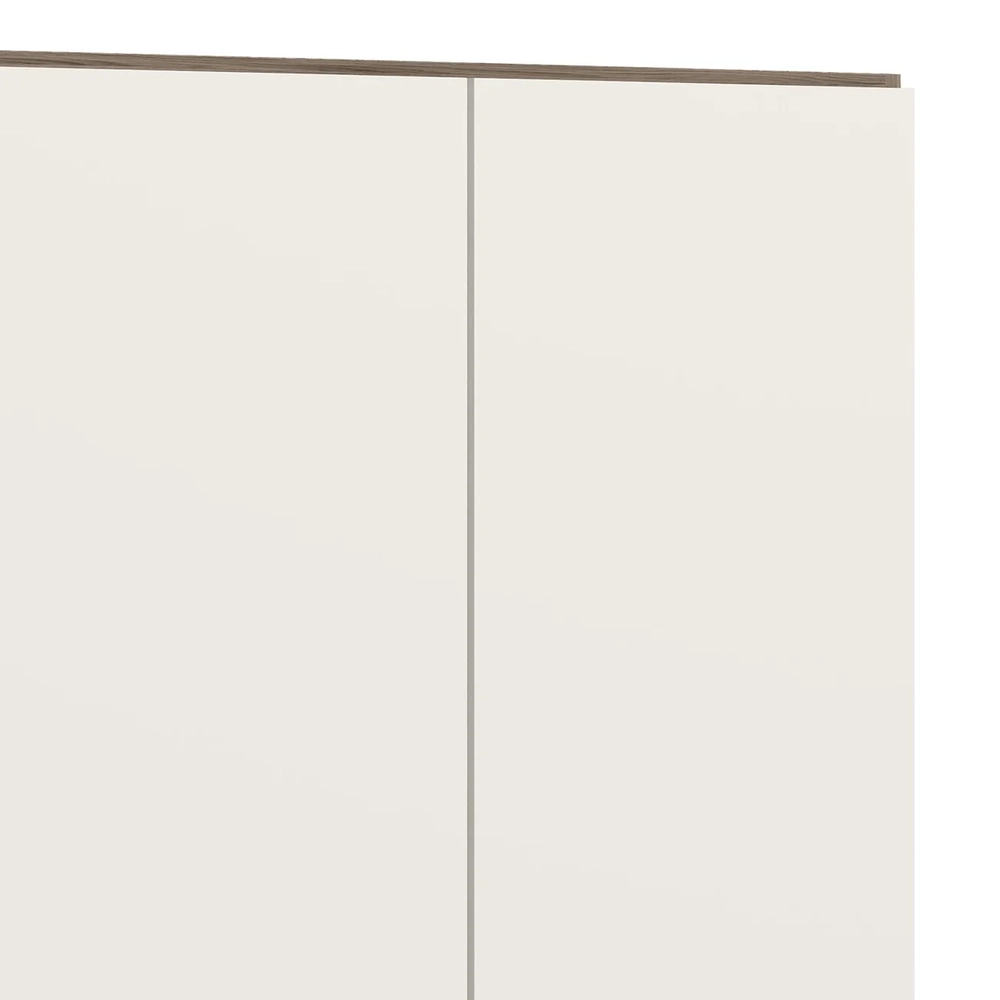 Armário de Cozinha Aéreo 120cm Maly N03 Carvalho/Off White - Mpozenato