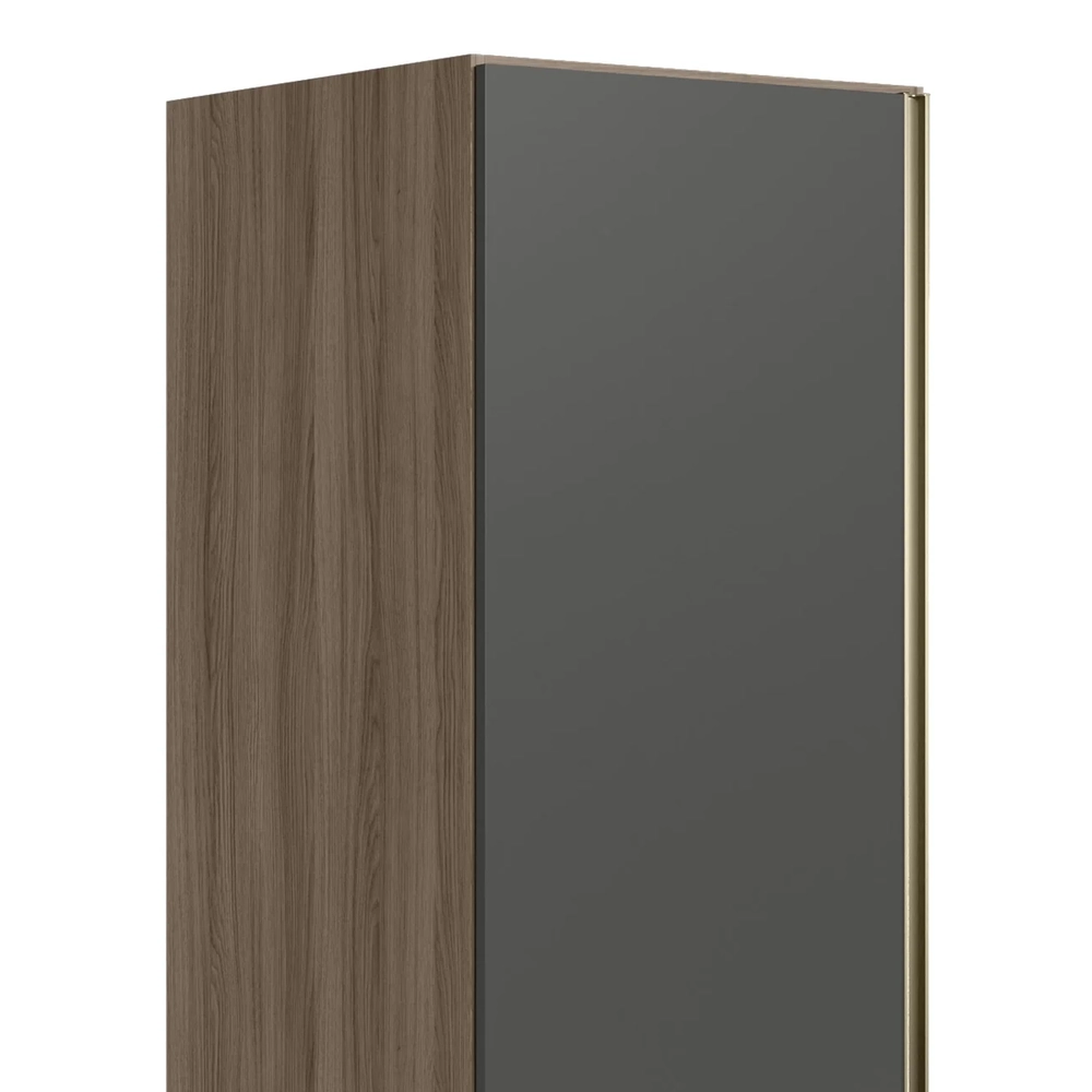 Paneleiro de Cozinha 1 Porta Maly N03 Carvalho/Grafite - Mpozenato