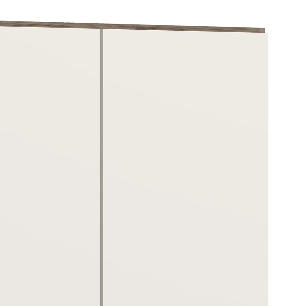 Armário de Cozinha Aéreo 80cm Maly N03 Carvalho/Off White - Mpozenato