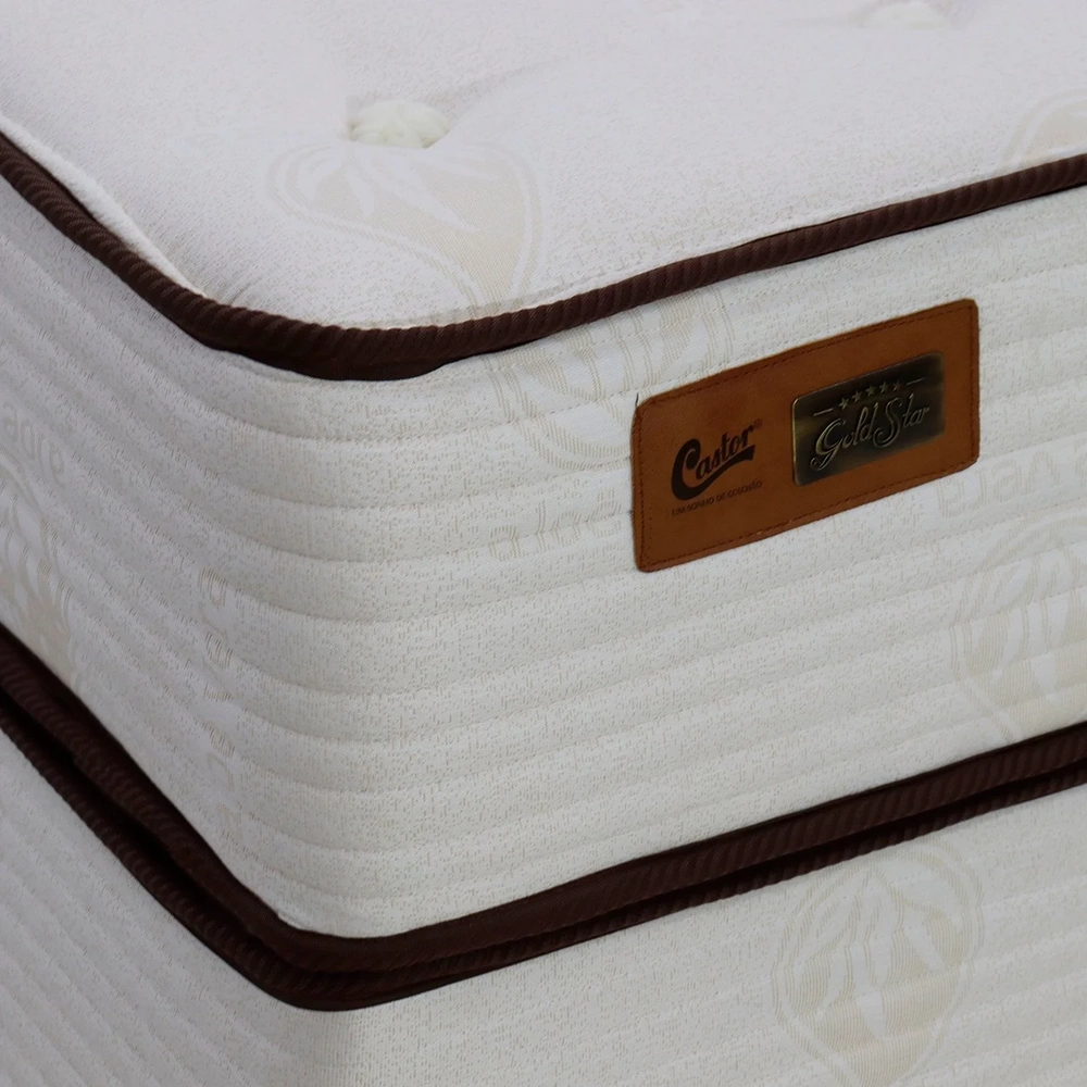 Colchão Casal New Aloe Vera Kingdom 138x188x32cm - Castor