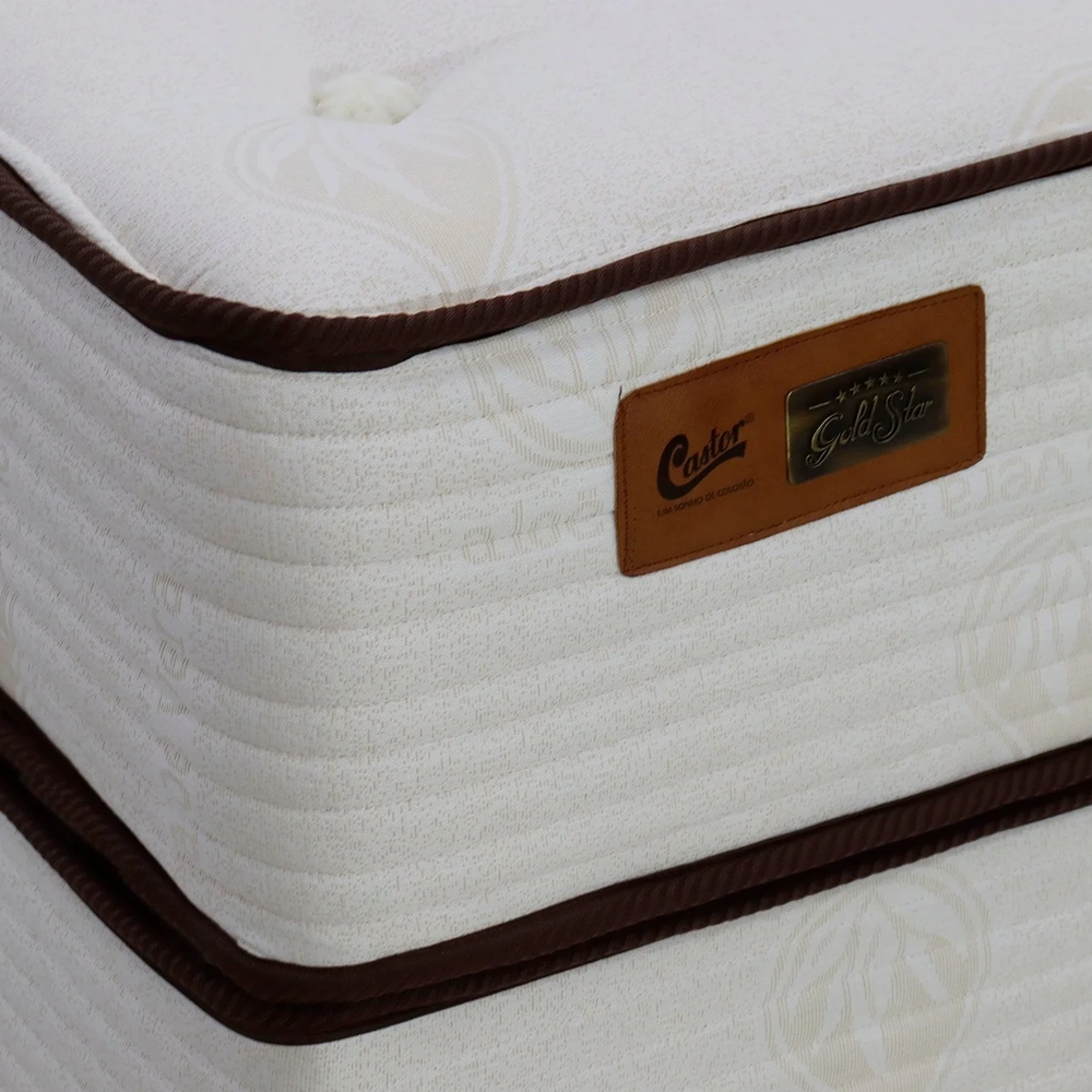 Colchão Solteiro New Aloe Vera Kingdom 88x188x32cm - Castor