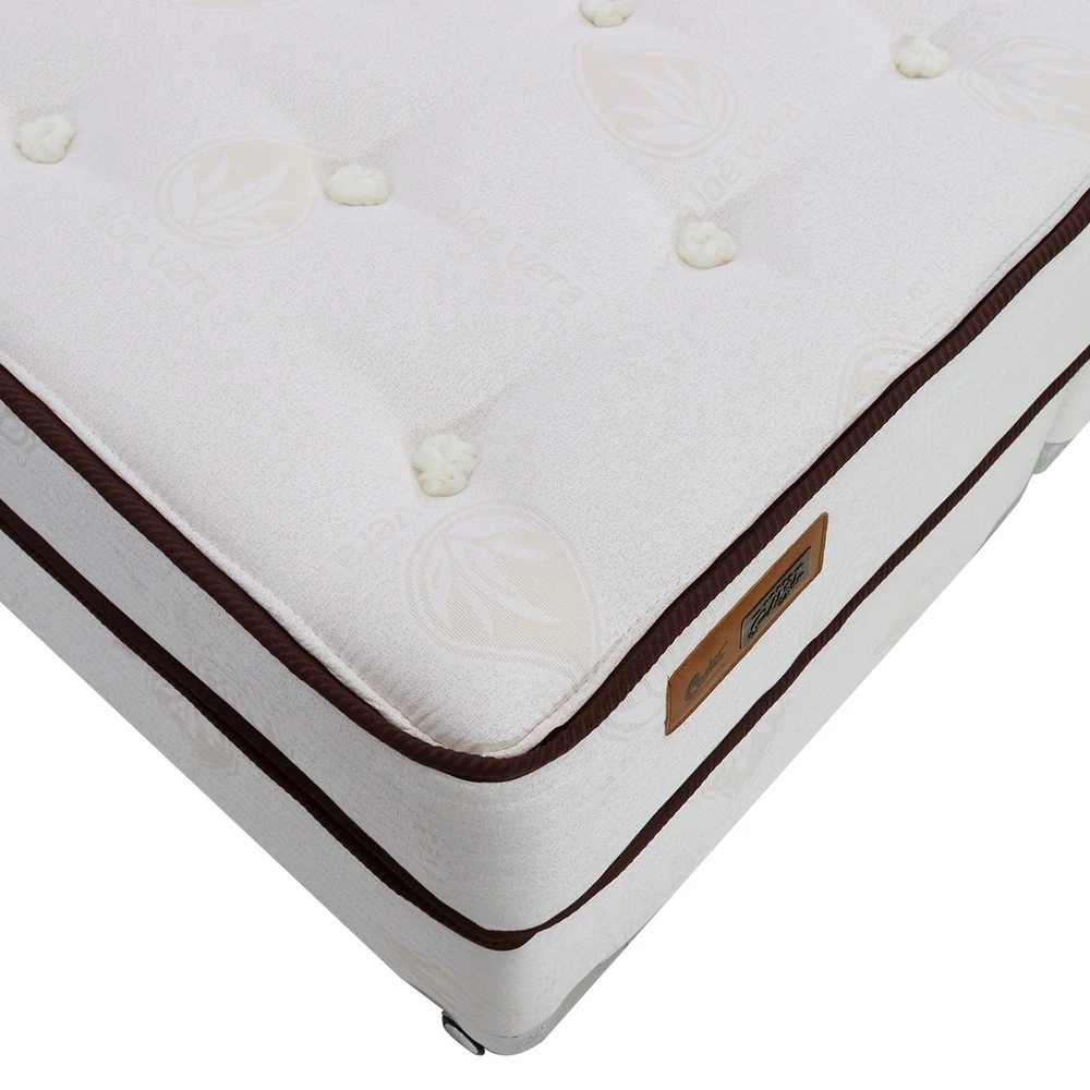 Colchão Solteiro New Aloe Vera Kingdom 88x188x32cm - Castor