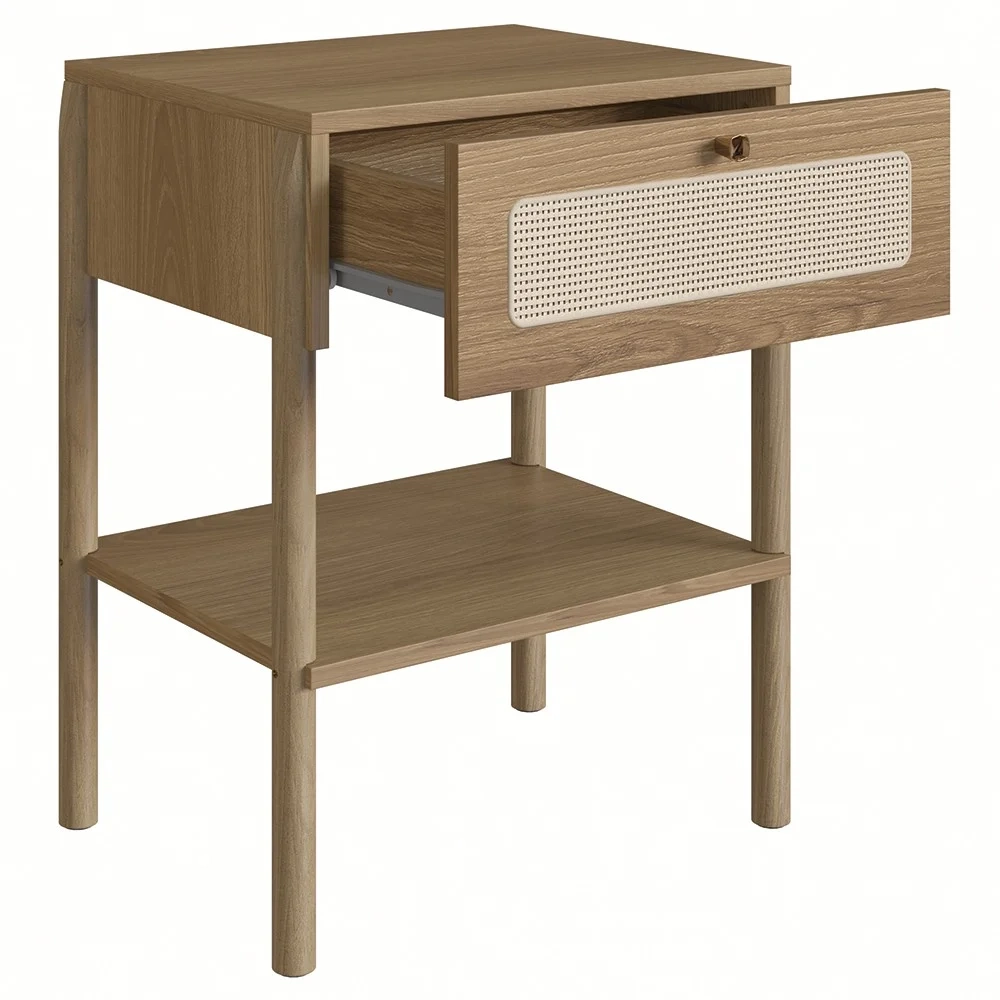 Cabeceira Solteiro 90cm e Mesa 1 Gaveta Arlo A10 Hanover - Mpozenato