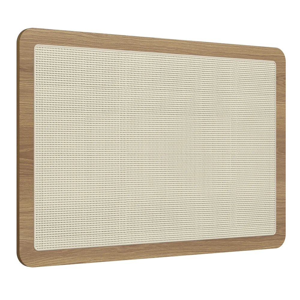 Cabeceira Solteiro 90cm e Mesa 1 Gaveta Arlo A10 Hanover/Dourado - Mpozenato