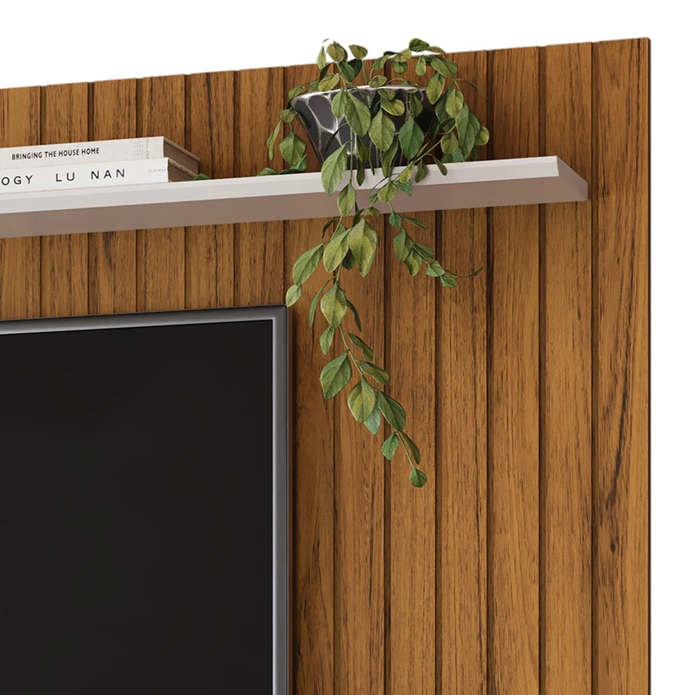 Painel TV 70 Pol 193cm Bancada Suspensa Ian D04 Freijó/Off - Mpozenato