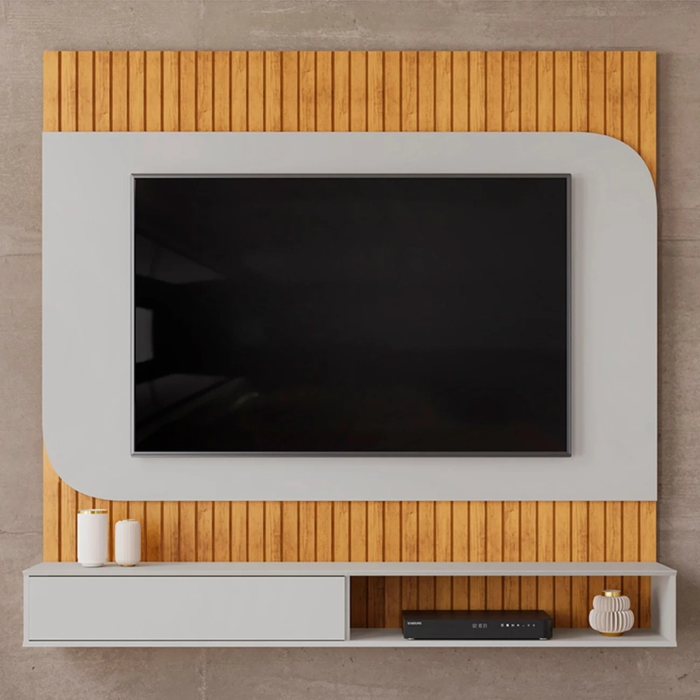 Painel TV 65 Pol 150cm Bancada Suspensa James D04 Cedro/Bali - Mpozenato