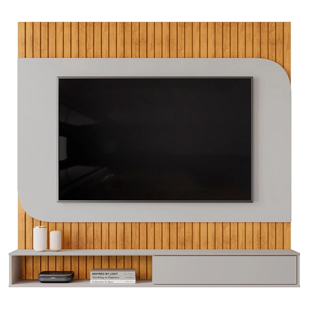 Painel TV 65 Pol 150cm Bancada Suspensa James D04 Cedro/Bali - Mpozenato