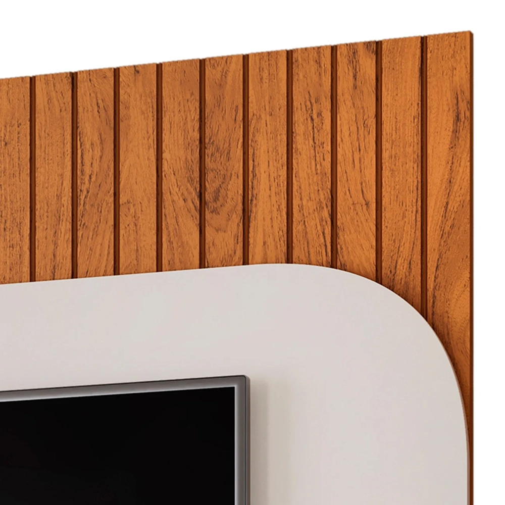 Painel TV 65 Pol 150cm Bancada Suspensa James D04 Freijó/Off - Mpozenato